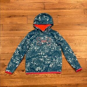 Under Armour Boys Hoodie Sweatshirt ColdGear - YXL